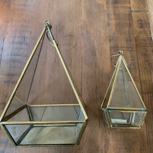 Urban Outfitters Other - [home] set of 2 hanging terrariums